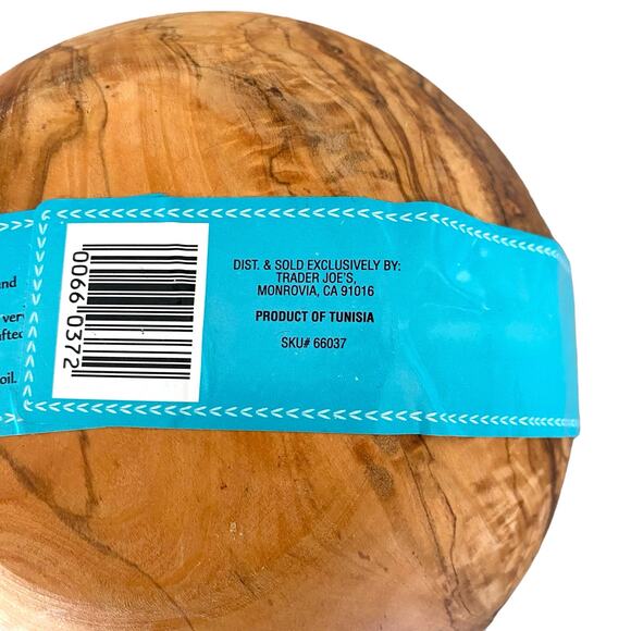 Trader Joe’s Solid Olive Wood Bowls Set of 3 Small to Medium Stacking Bowls - Picture 5 of 9